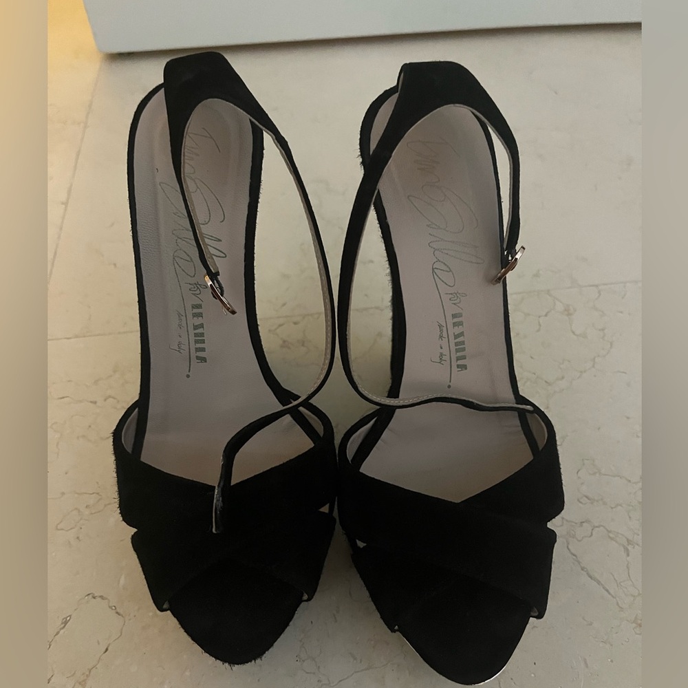 Le silla wedge suede platform sandals
